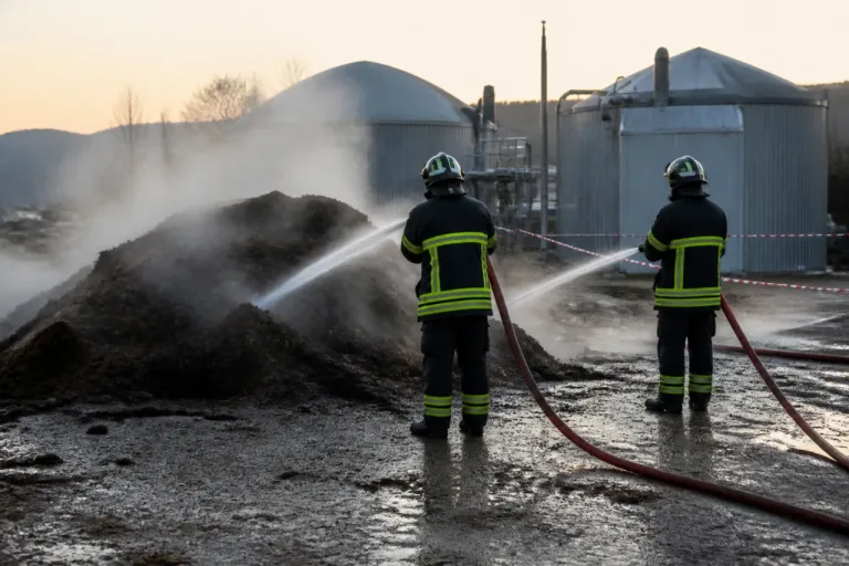 Incendie maîtrisé sur un site de méthanisation à Saint‑Rome‑de‑Tarn : 14 pompiers mobilisés