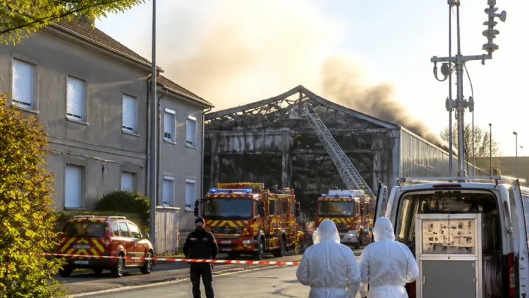 Incendie maîtrisé sur un site Seveso à Gandrange : 30 000 personnes confinées, pas de toxicité détectée