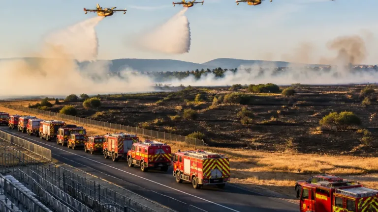 Incendie pendant un meeting aérien à Carcassonne : soixante hectares touchés, spectacle suspendu