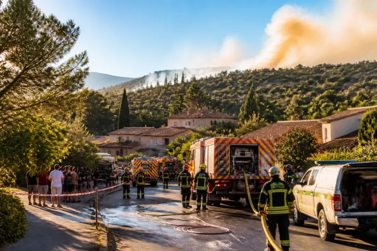 Incendies à Gréoux-les-Bains et Puimoisson : habitations protégées grâce à l'intervention rapide des pompiers