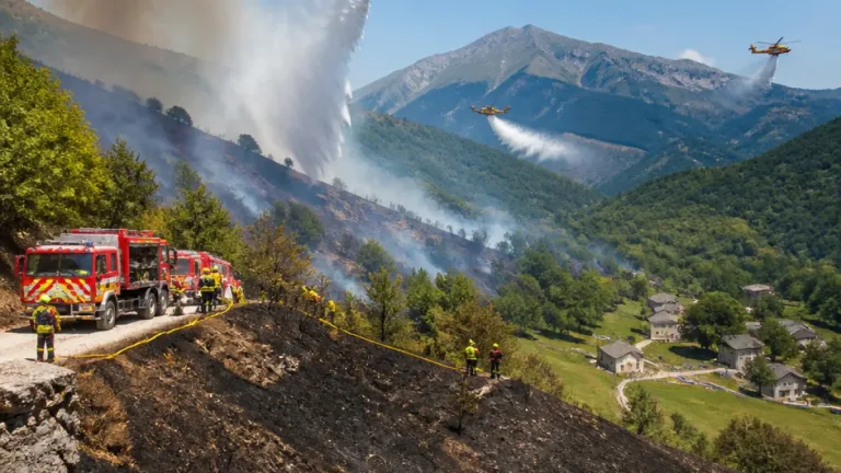 Incendies en Ariège : 70 hectares brûlés aux Bordes-sur-Lez, pompiers sur plusieurs foyers