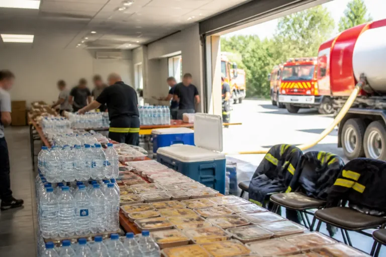 Incendies en Brenne : une chaîne de solidarité se met en place pour soutenir les pompiers