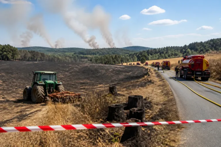 Incendies en Creuse : 22 hectares partis en fumée, les secours toujours engagés