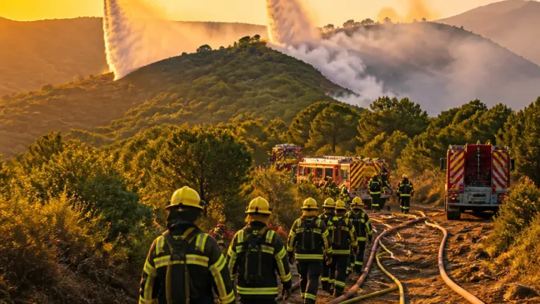 Incendies en Haute-Corse : renforts aériens suisses et colonnes de pompiers attendus pour consolider Corti