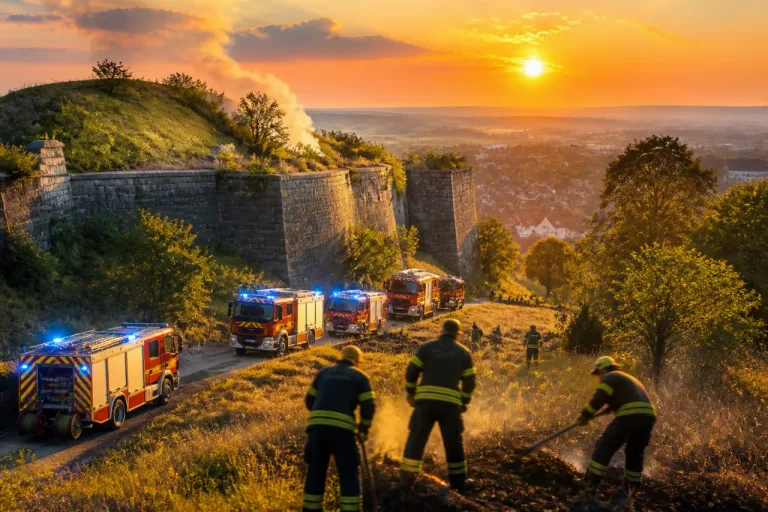 Incendies en Pays Beaunois : Nuits-Saint-Georges maîtrisé, un foyer toujours suivi au fort de Beauregard