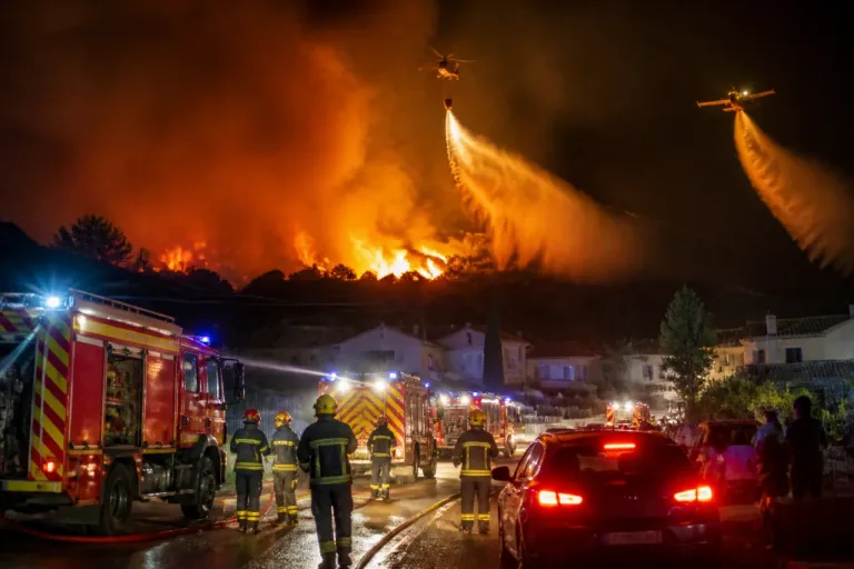 Incendies nocturnes : mobilisés, les secours luttent contre des feux qui ont gagné le sud