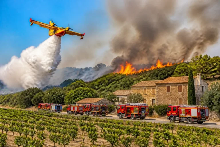 Incendies précoces: le feu progresse entre Aude et Hérault, moyens renforcés