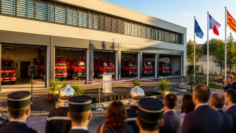 Istres : la nouvelle caserne des Pompiers13 officiellement inaugurée