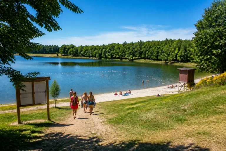 L’étang de Courtille (Guéret) rouvre à la baignade après un nettoyage contre les cyanobactéries