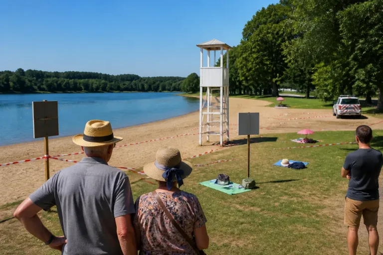 La baignade des Ponts-de-Cé évacuée deux fois en deux jours après la découverte de déjections