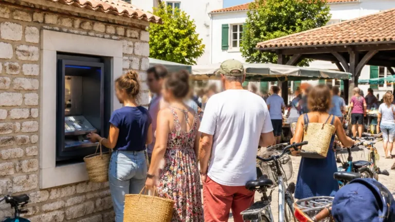 La Couarde-sur-Mer : un troisième DAB installé près du marché pour désengorger le centre