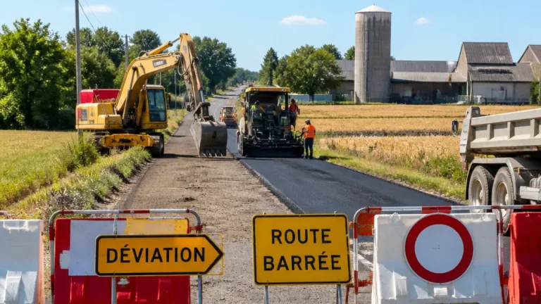 La D15 entre Mer et Talcy fermée : un chantier pour renforcer la chaussée jusqu’à mi-novembre