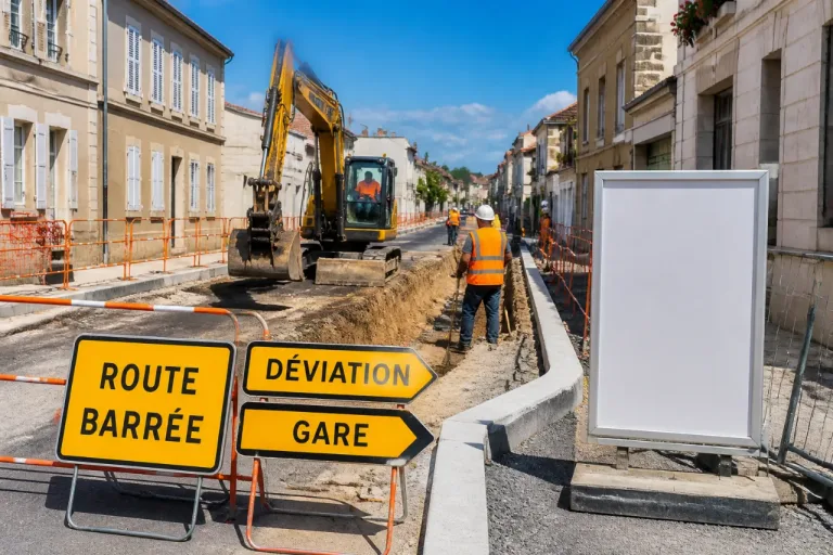 La Ferté-sous-Jouarre : la rue Chanzy fermée tout l’été pour un chantier en trois temps