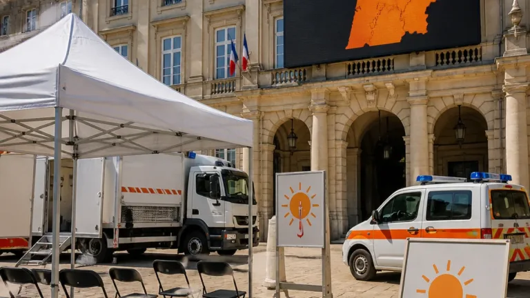 La Gironde maintenue en vigilance orange, le plan ORSEC 'Chaleurs extrêmes' activé
