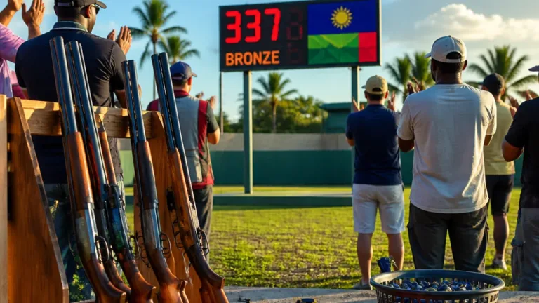 La Guadeloupe ouvre son compteur aux Jeux d'Amérique centrale avec le bronze en skeet par équipes