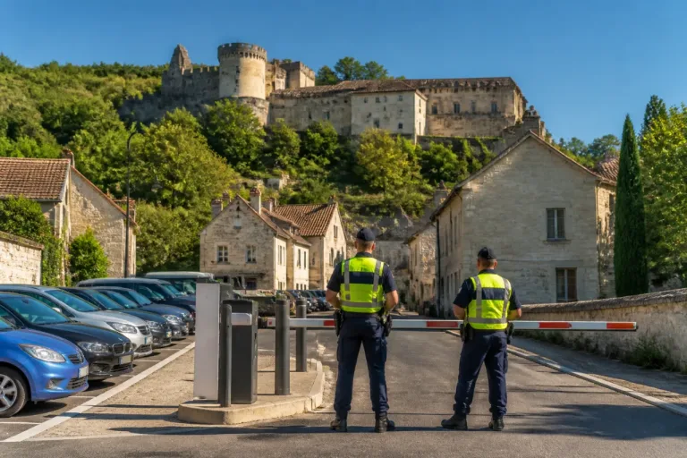 La Roche‑Guyon mobilise deux réservistes et un parking payant pour contenir le flux touristique