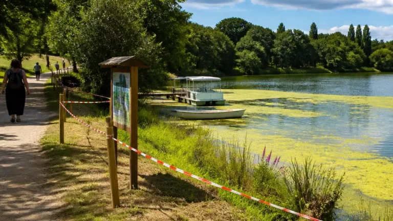 La Roche-sur-Yon : activités nautiques restreintes à Moulin-Papon après détection de cyanobactéries
