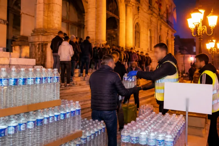 La Roche-sur-Yon : distribution d'eau gratuite après une pollution au manganèse