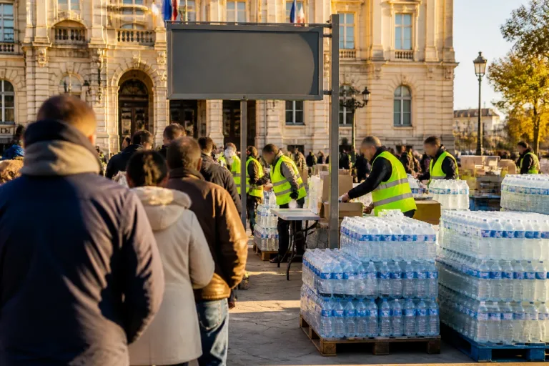 La Roche-sur-Yon : distributions gratuites d’eau après une pollution au manganèse