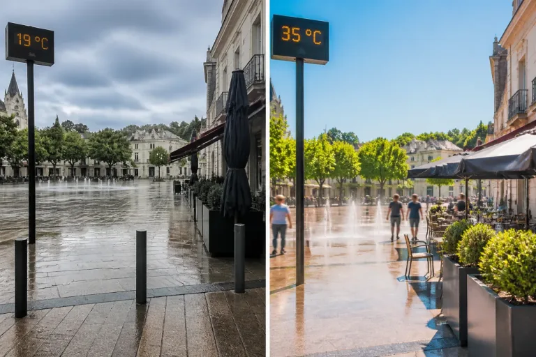 La Roche-sur-Yon : forte chaleur attendue dimanche, jusqu’à 35 °C en journée