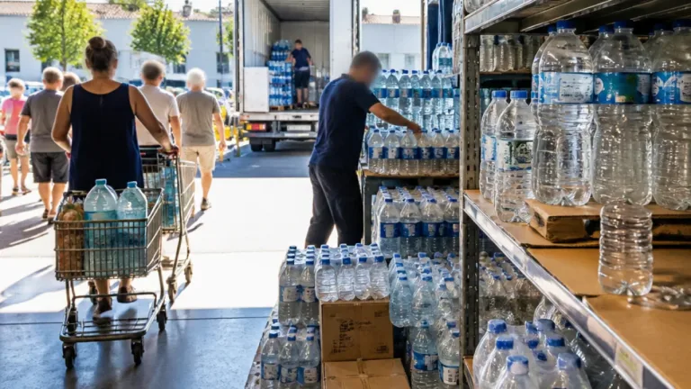 La Roche-sur-Yon : pic de manganèse dans l’eau, ruées et réapprovisionnements sous tension
