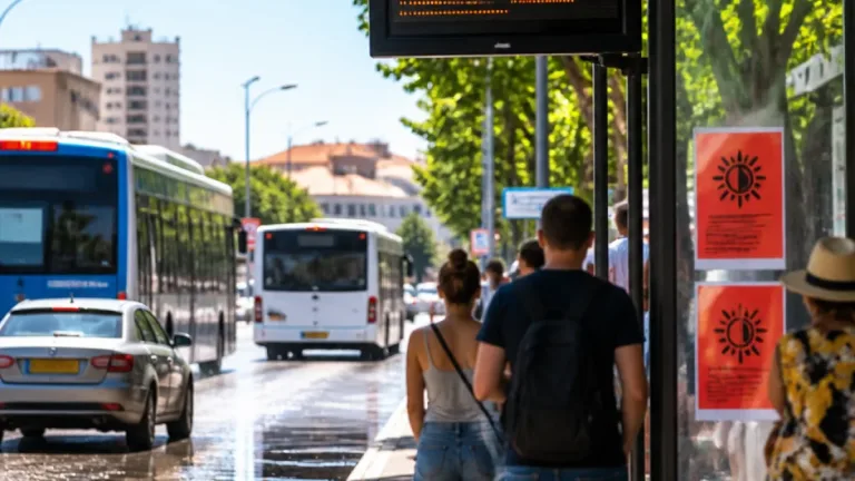 La Roche-sur-Yon : transports adaptés et bus gratuits pendant la vigilance rouge canicule