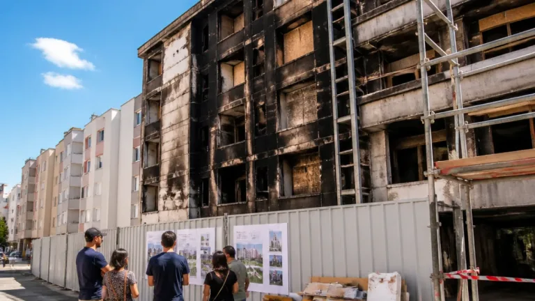 La Roche-sur-Yon : un an après l’incendie, le quartier de la Liberté attend des rénovations majeures