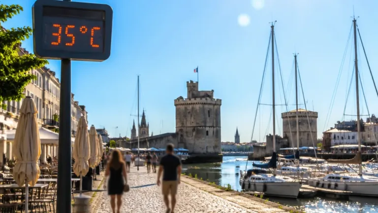 La Rochelle : forte chaleur et ciel dégagé attendus le mercredi 12 août