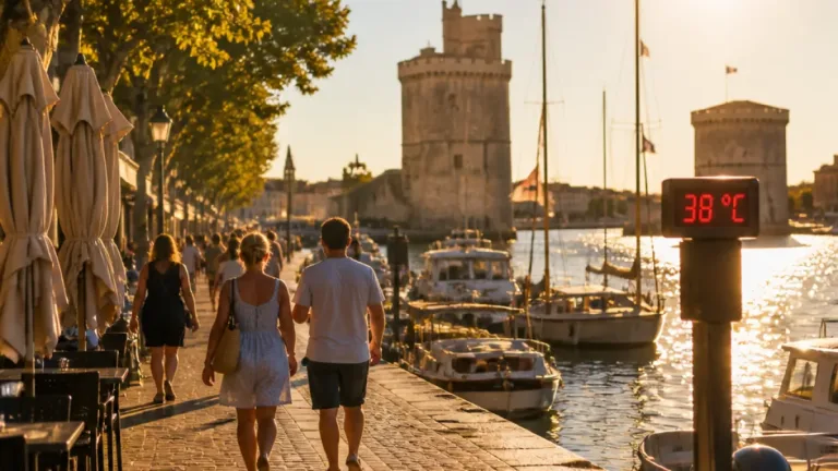 La Rochelle : journée très chaude attendue jeudi, jusqu'à 38 °C en fin d'après‑midi