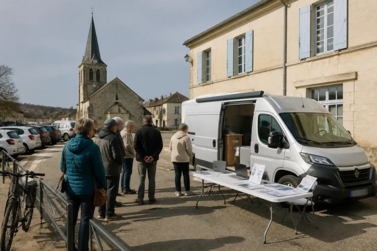 La « rur@linette » continue de desservir la Meuse : halte et usages à Inor