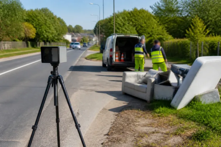 La Seine‑et‑Marne déploie des caméras pour traquer les dépôts sauvages le long des routes