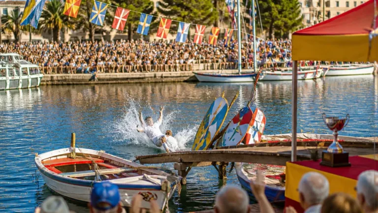 La Seyne-sur-Mer : les jouteurs locaux remportent la coupe senior sur le quai de la Marine