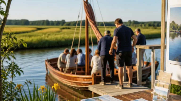 La toue « La Juste » reprend la navigation sur l'Acheneau : cinq points de départ cet été