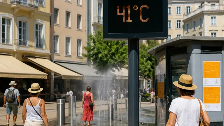 La Vienne placée en vigilance orange : pic attendu jusqu’à 41 °C cette semaine