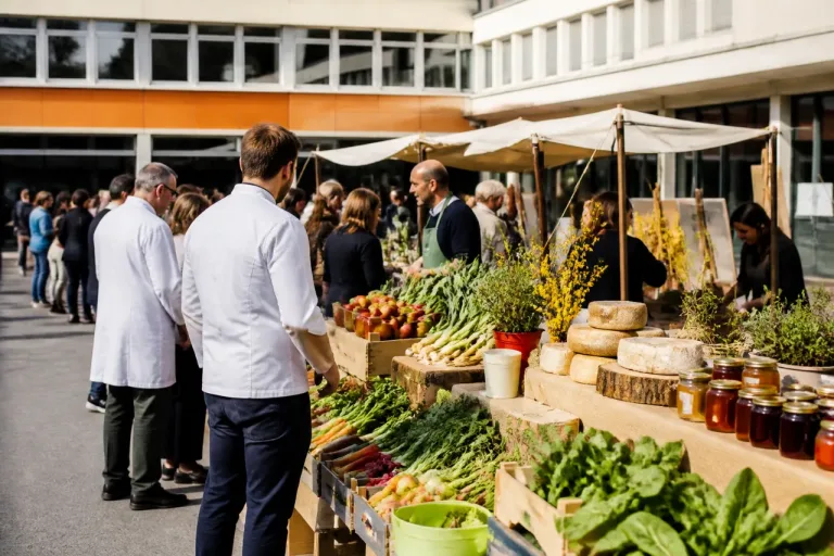 Laon : au collège Jean‑Mermoz, producteurs et cuisiniers lancent « L’Aisne à Table »