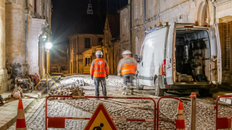 Laon : fermeture nocturne de la rue Saint‑Jean pour reposer les pavés après une fuite de gaz