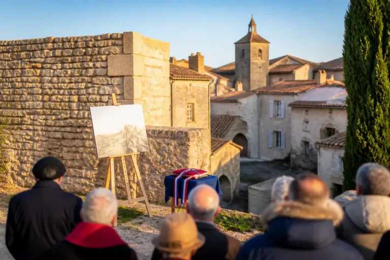 Larressingle inaugure le Chemin du Duc de Trévise en hommage à son sauveur