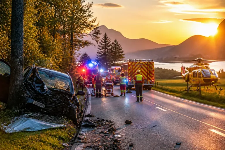 Lathuile : deux adolescents tués et deux grièvement blessés après une sortie de route