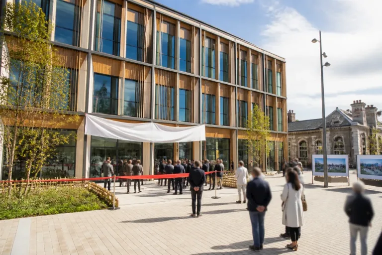 Laval : Séché Environnement inaugure « Le Chêne », nouveau siège dans le quartier de la gare
