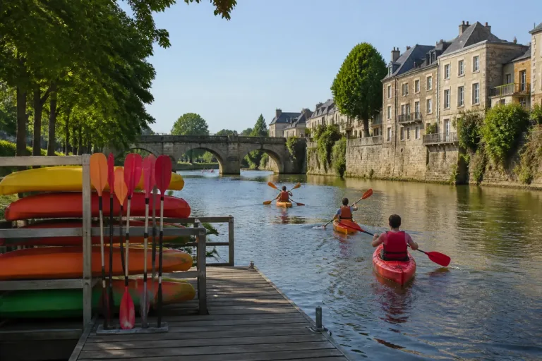 Laval : tout l’été, la Mayenne se découvre en canoë-kayak
