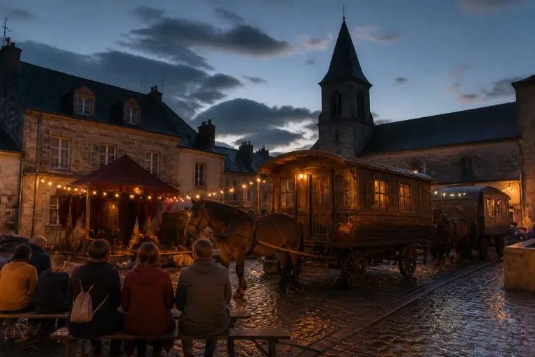 Le Cirque Bidon traverse la Haute-Vienne, convoi à cheval et soirées à 21 h 30
