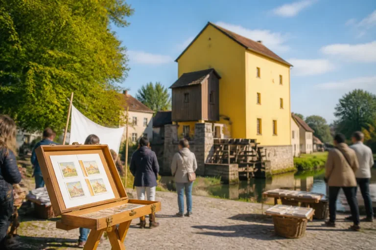 Le Moulin Jaune immortalise la Seine‑et‑Marne sur un collector de timbres