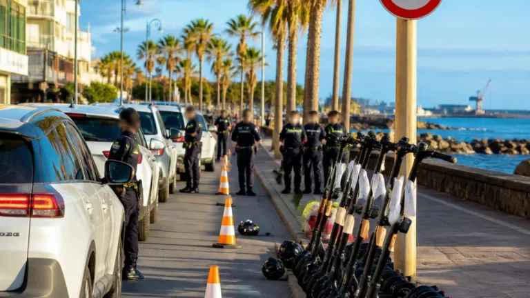 Le Port : contrôle massif des trottinettes après une interpellation pour cannabis