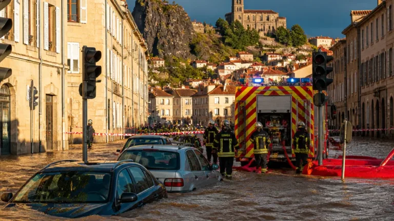Le Puy-en-Velay : un orage violent inonde le centre-ville et mobilise d’importants secours