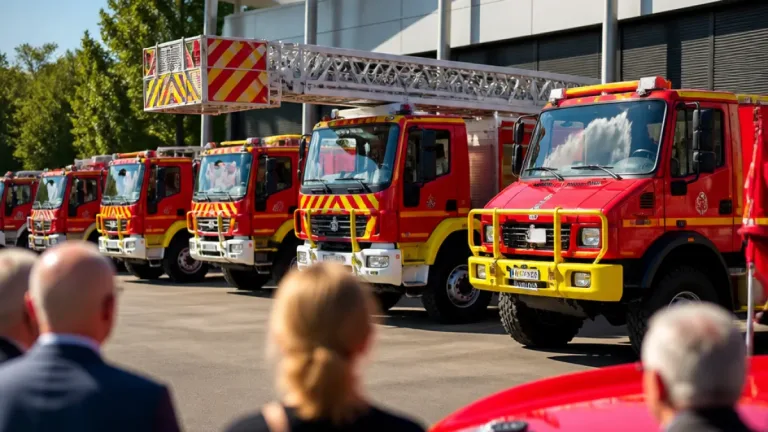 Le SDIS du Doubs réceptionne sept véhicules neufs pour renforcer les secours