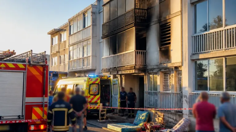 Le Tampon : incendie et agression au marteau rue Lucien Gasparin, plusieurs relogements