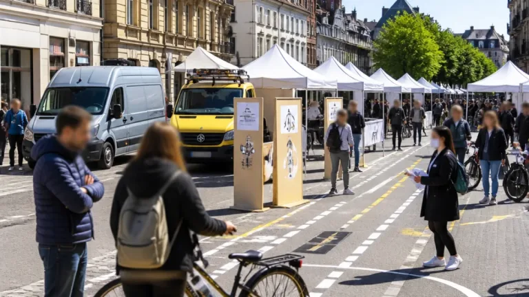 Le Tour de France à Mulhouse le 18 juillet : un stand de prévention pour mieux partager la route