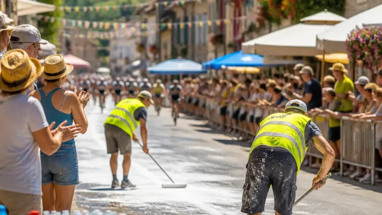 Le Tour de France a traversé le Gers : une journée festive et des routes préparées pour la chaleur
