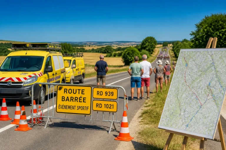Le Tour de France traversera le Gers le 8 juillet : fermetures de routes et consignes pratiques
