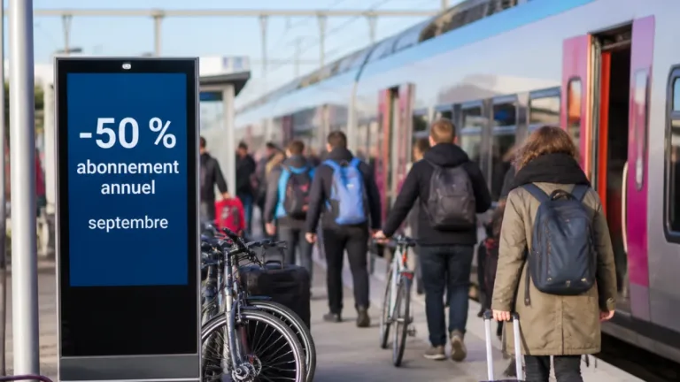 Les abonnés de la ligne Paris–Laroche‑Migennes bénéficieront d’une réduction de 50 % en septembre